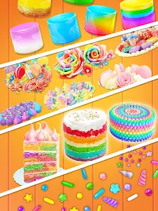 Rainbow Cake Desserts Master
