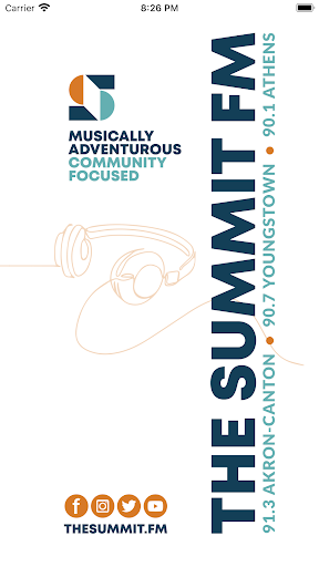 Android application The Summit Radio screenshort