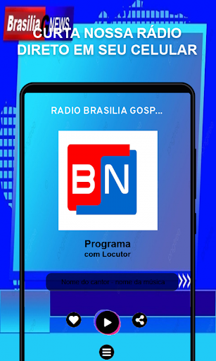 Android application Radio Brasilia Gospel News screenshort