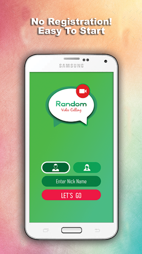 Android application Random Video Chat screenshort