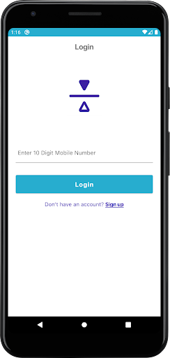 Android application Align screenshort