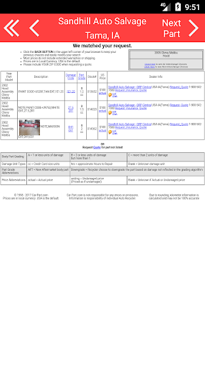 Sandhill Auto Salvage Screen 3