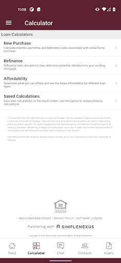 BCB Mortgage Solutions Screen 2