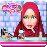 Hijab Makeup Salon Hijaab girl icon