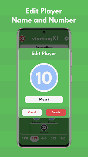 startingXI Screen 3