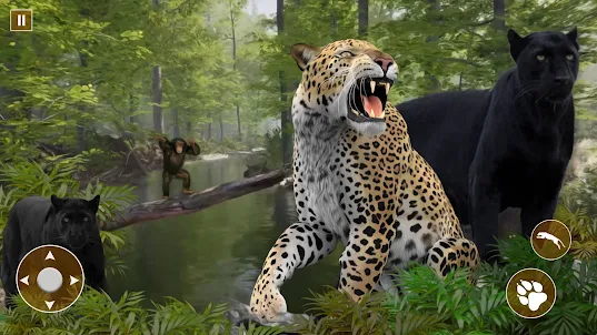 Caça Animal Selvagem Pantera