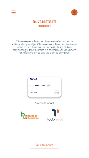 Android application TodoPago screenshort