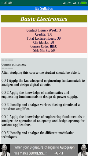 SIT Tumakuru - Syllabus Screen 3