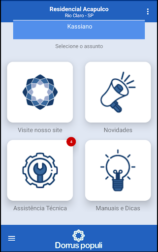 Android application Domus Populi screenshort