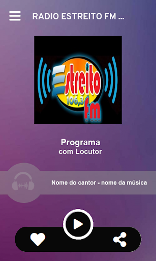 RÁDIO ESTREITO FM 106,3 Screen 2