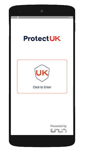 Android application ProtectUK screenshort