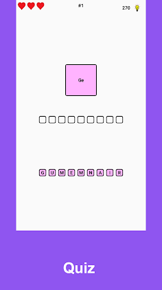 ChemiCal ElemenTs -games- quiz - Screenshot 3