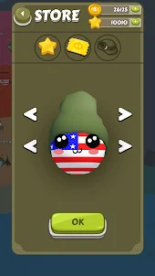 Country Balls: Idle War 3D