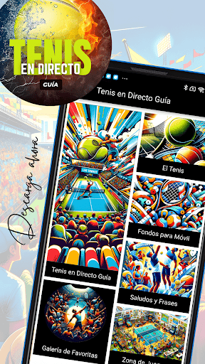 Android application Tennis en Directo Guía screenshort