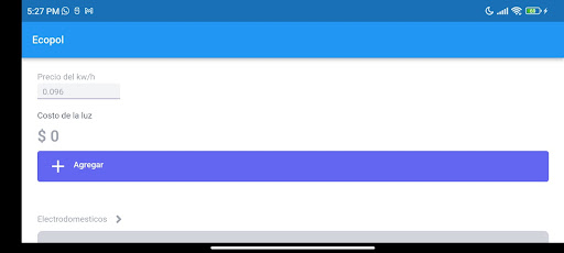 Android application Ecopol screenshort