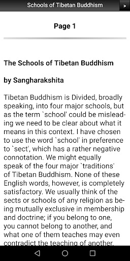 Schools of Tibetan Buddhism Screen 2