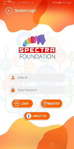 Android application Spectra screenshort
