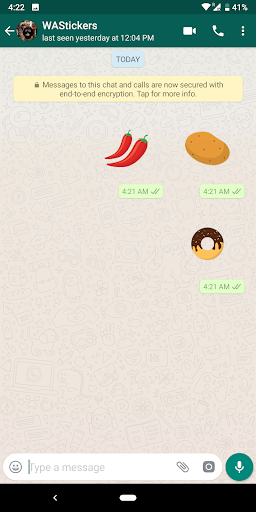 Food Stickers For WhatsApp Screen 3