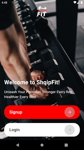 Android application ShqipFit - Workouts & Fitness screenshort