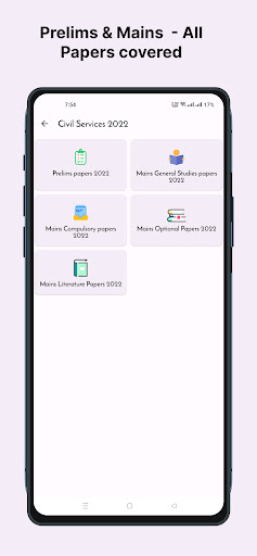 All UPSC Papers Prelims & Main Screen 3