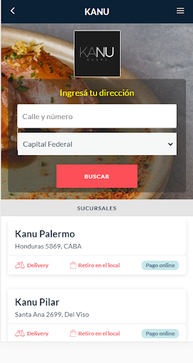 Android application Kanu screenshort