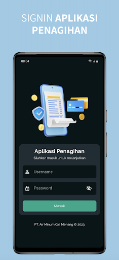 Android application Penagihan PTAMGM screenshort