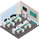 Office Interior Simulator 5D icon