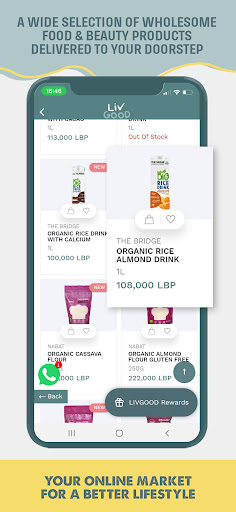 Android application LivGood screenshort