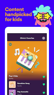 Free Spotify Kids account, spotify kids app, spotify kids review 4