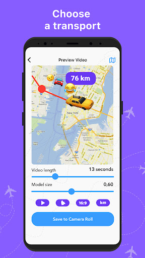 Screenshot of Travel Map, Journey Boast
