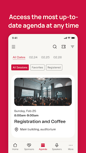 Android application WFRD Events screenshort