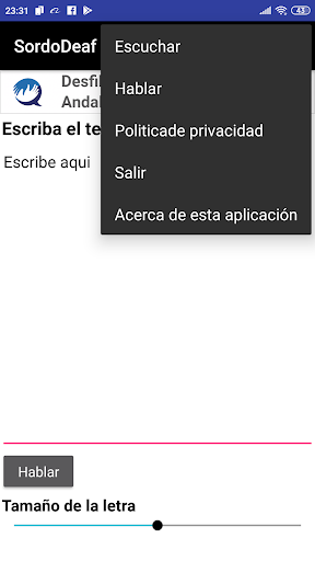 Deaf help Screen 3