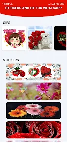 WASticker Love flowers sticker