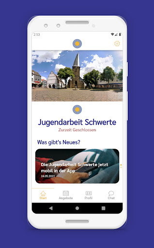 Android application Jugendarbeit Schwerte screenshort