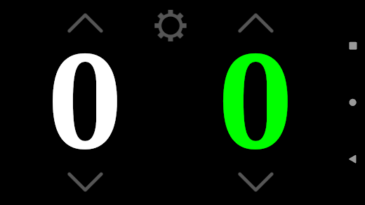 Android application Scoreboard Display screenshot