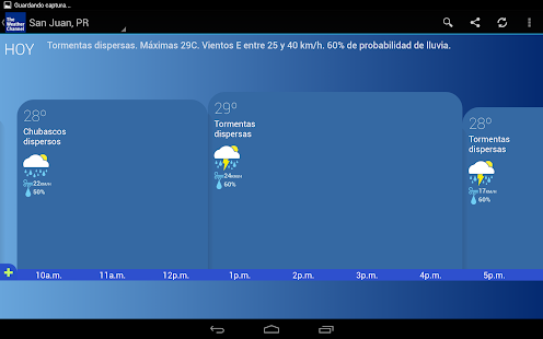 Pronóstico de clima Screenshot