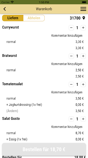 Taverne Gusto Screen 2