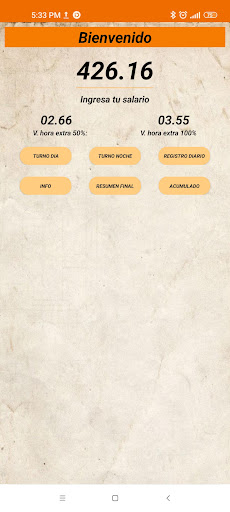 ROL-control de horas Screenshot