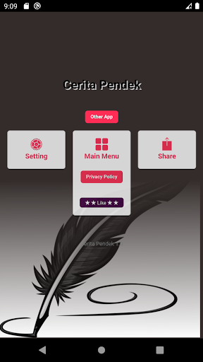 Android application Kumpulan Cerpen screenshort