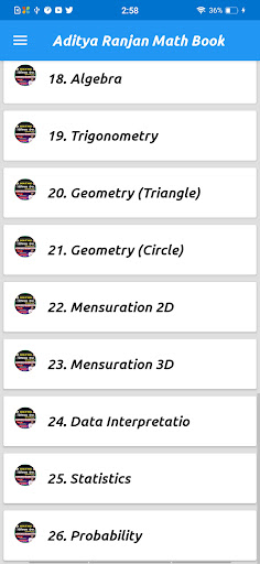 Aditya Ranjan Math Book Hindi Screen 3