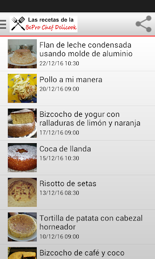 Recetas BePro Chef Delicook Screen 2