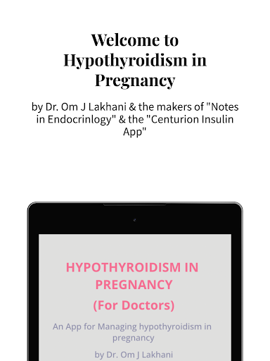 Hypothyroidism in Pregnancy