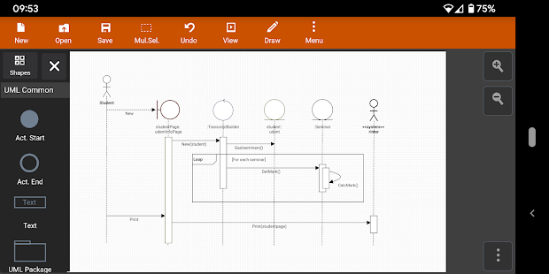 Flowdia Diagrams Ekran görüntüsü