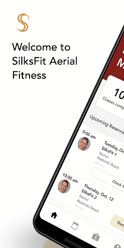 Android application SilksFit Aerial Fitness screenshort