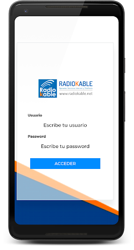 Android application Radiokable App screenshort