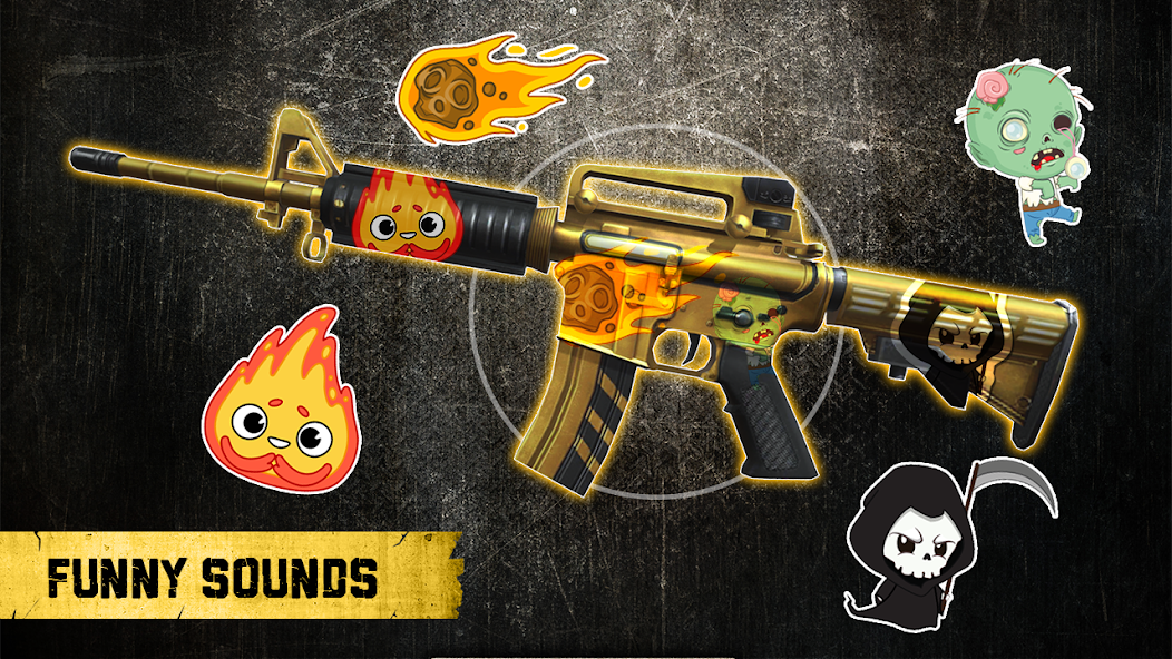 Gun Sound ASMR: Virtual Shot 0.4.0 APK + Мод (Unlimited money) за Android