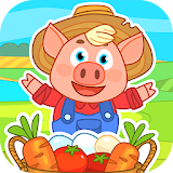 Farm for kids icon