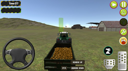 Android application Riding a Tractor Simulator screenshort