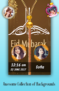 Eid Zipper Lock Screen