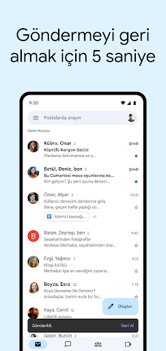 Gmail ekran görüntüsü